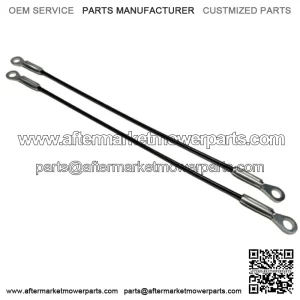 Pair 2 of Flexible Tailgate Tethers 12" Golf Cart Club Car Cable 105128001