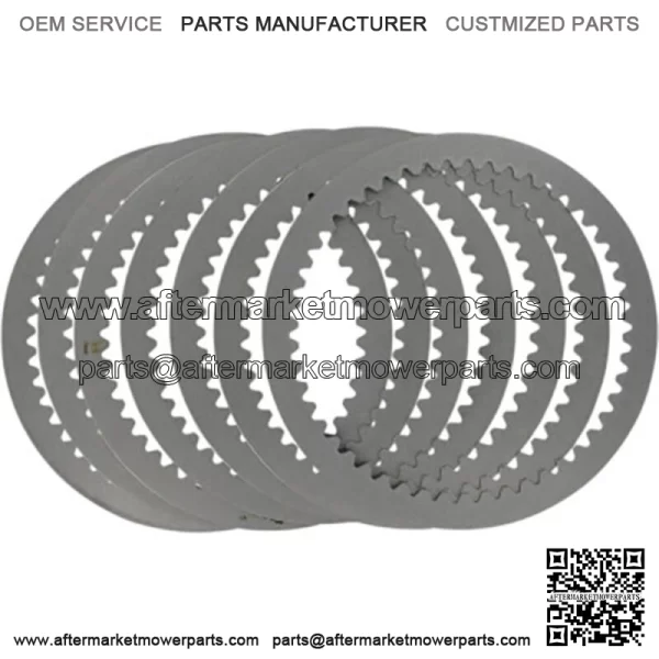 Steel Clutch Plates Kit 7 Harley Big Twin 84-89 Evo 37975-84A (For: Harley-Davidson)