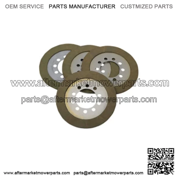 Aramid Clutch Friction Plates Kit 4 Harley Big Twin 37930-41 (For: Harley-Davidson)