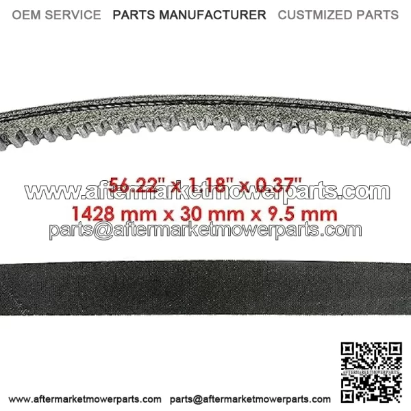Replacement Part OEM for Drive Belt fits for John Deere 1200 1200A Bunker rakes Gator Trail 4X2 6X4 RE28721 Index-DDR965-GTF1-62566 - Image 2