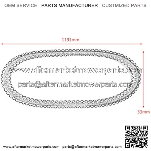 Bruce & Shark Motor Drive Belt for John Deere Gator XUV 825I S4 2015-2018 855D S4 2015-2018 - Image 2