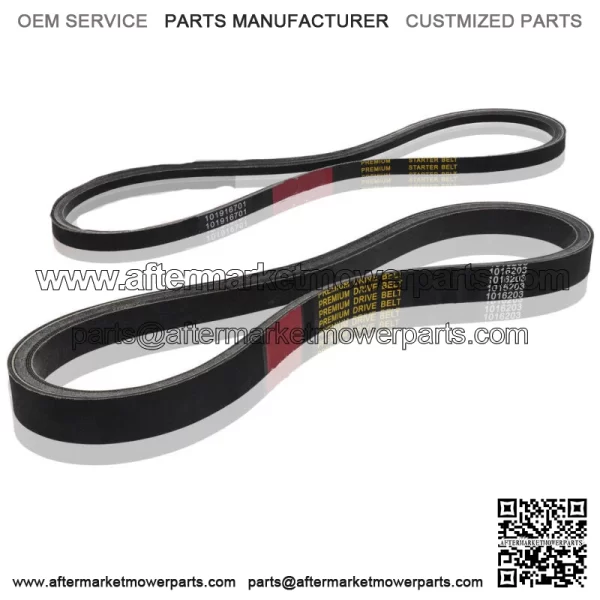 Club Car Clutch Drive & Starter Generator Belts 1997-Up DS & 2004-Up Precedent