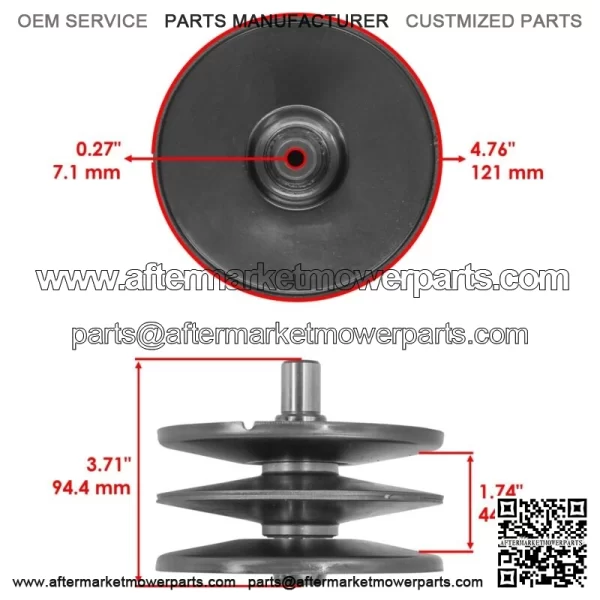 65605011 918-04423 918-04147 618-04147 618-04423 Variable Speed Pulley for MTD - Image 2