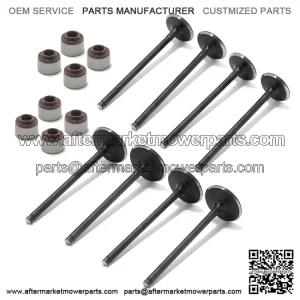 Intake Exhaust Valves & Seals Kit For Kawasaki Brute Force 650 750 / TERYX / KFX700 / Prairie 650 700