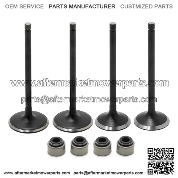 Intake Exhaust Valves & Seals Kit For Yamaha Raptor 700 / Rhino 700 / Viking 700 / Kodiak 700 / Grizzly 700
