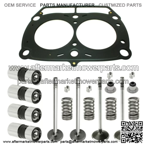 Cylinder Intake Exhaust Valve Gasket Kit for Polaris Sportsman 800 EFI 2006 07 For: Polaris Sportsman 800