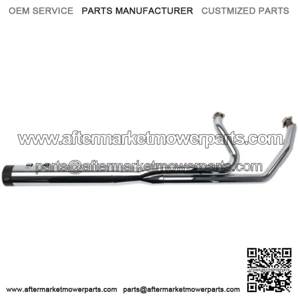 Chrome Sidewinder 2 into 1 Header Exhaust System Harley Touring (For: Harley-Davidson)