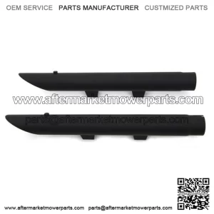 Black 2" Down Slash Drag Muffler Slip On Exhaust Set Harley Sportster 2014+ (For: Harley-Davidson)