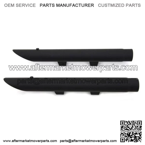 Black 2" Down Slash Drag Muffler Slip On Exhaust Set Harley Sportster 2014+ (For: Harley-Davidson)