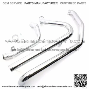 Chrome True Dual Crossover Exhaust Header Pipes Harley Dresser Touring 2009 FLHX (For: Harley-Davidson)