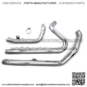 Chrome True Dual Crossover Exhaust Header Pipes Harley Dresser Touring 2010-2016 (For: Harley-Davidson)
