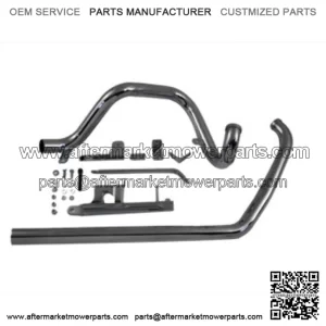 Chrome True Dual Exhaust Header Pipes System Harley Softail FXST FLST 2000-2006 (For: Harley-Davidson)