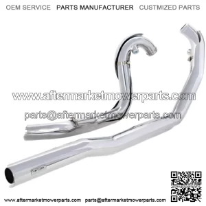 ACM Chrome True Duals Headers Exhaust Pipes System Harley Touring Bagger 1995-08 (For: Harley-Davidson)