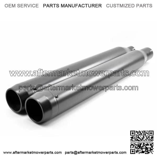 3.5" Black Snub Slip-On Mufflers Exhaust Pipes 2017-2020 Harley Touring Bagger (For: Harley-Davidson)