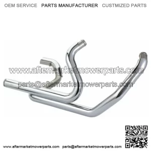 Chrome Power-Tune Duals Header Exhaust Pipes Harley 17-20 Touring Bagger (For: Harley-Davidson)