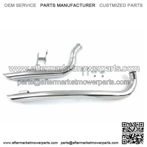 New 2" Curved Sideshots Drag Custom Exhaust Pipes Pipe Set Harley Softail (For: Harley-Davidson)