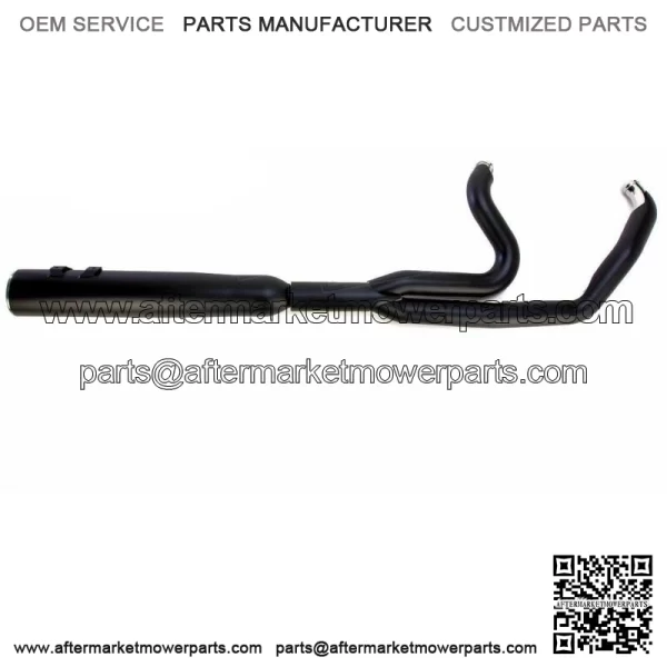 Black Cobra PowrFlo Power Flo 2-into-1 Exhaust Pipe System Header Harley Touring (For: Harley-Davidson)