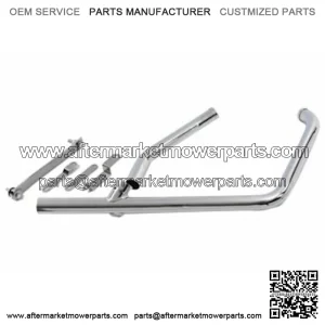 Chrome 2 into 1 Exhaust Pipe Header Harley Davidson FXR For Custom Applications