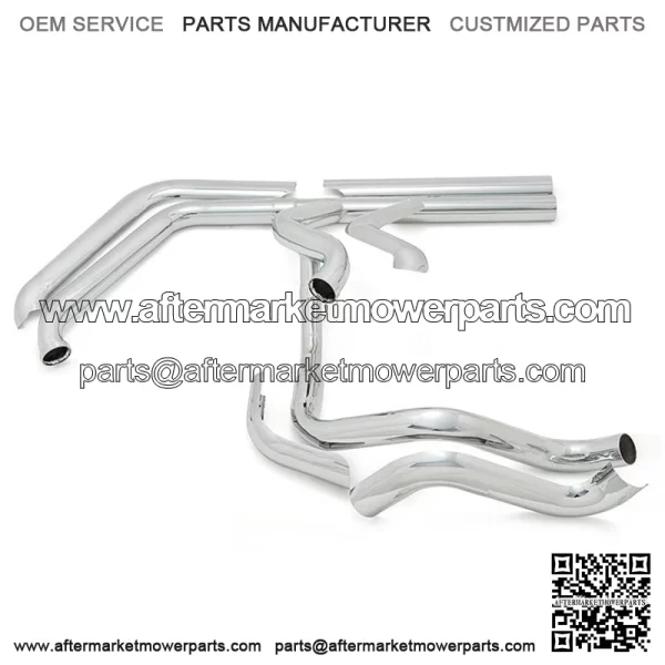 Exhaust Mufflers front section and Anti-scald Protective Cover for Harley Softail