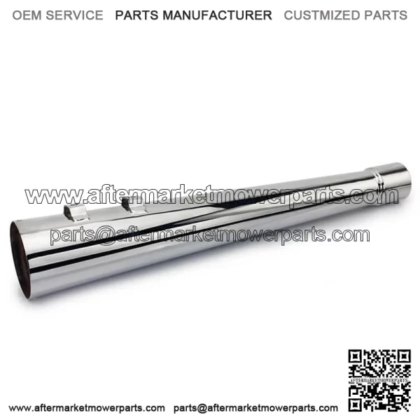 Chrome Stainless Steel Exhaust Muffler for Harley Touring - Image 2