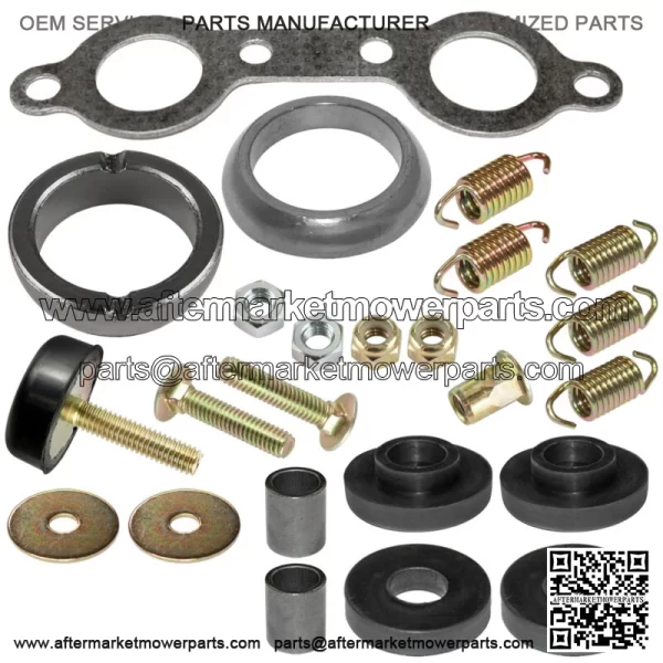 Exhaust Muffler Silencer Kit for Polaris Sportsman 800 EFI Forest 6x6 2007-2014 For: Polaris Sportsman 800