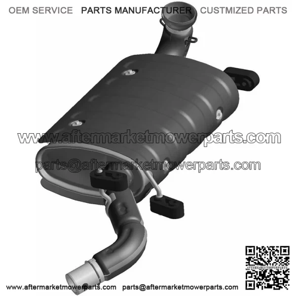 Polaris Ranger 900 XP Regular and Crew 2013-2015 Exhaust Muffler 1262574
