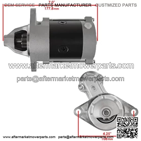 Starter John Deere Compatible with Kawasaki Gator Aw26844 Ge Models - Image 2