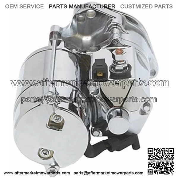 New Ultima Thunder Fire Chrome 1.75KW Top Post Starter 1989-2006 Harley Big Twin (For: Harley-Davidson)