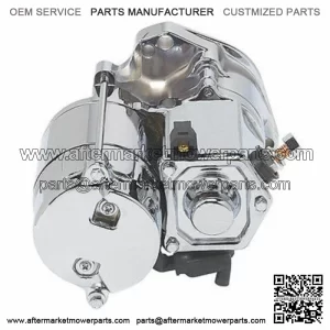 Ultima High Torque Chrome 1.4 KW Side Post Starter 1989-2006 Harley Big Twin Evo (For: Harley-Davidson)