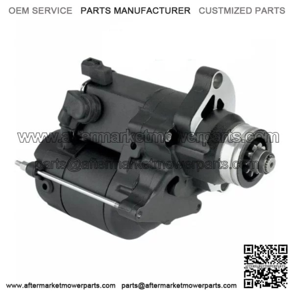 1.4KW Black Starter 07-17 Big Twin Cam Harley Softail Touring (For: Harley-Davidson)