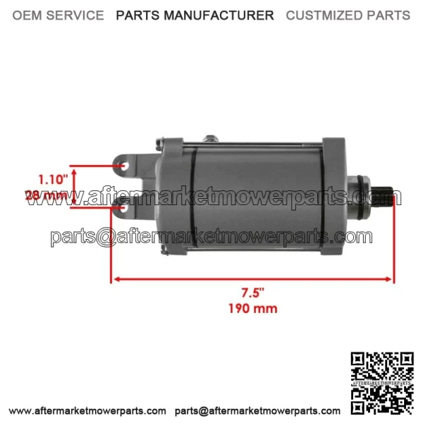 Starter For Arctic Cat ZR 3000 129 2017-2019 CW (For: Arctic Cat) - Image 2