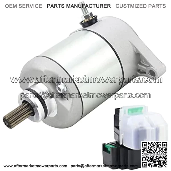 Starter and Relay for Suzuki 02-07 Eiger 400 Auto LT-A400 2WD/4WD ATV,Eiger 400 2WD/4WD LT-F400 2002-2007 31100-38F00 18809 18840 SMU0297 31800-03G00 - Image 4