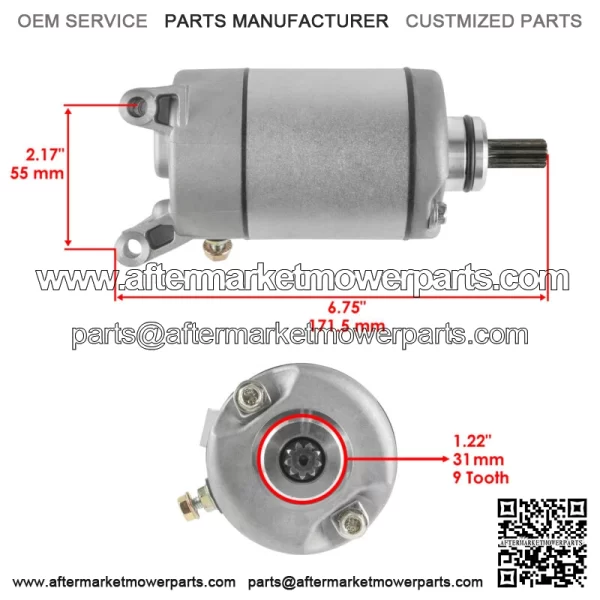 Starter for Polaris Sportsman SP 570 2015 2016 2017 2018 2019 2020 - Image 2