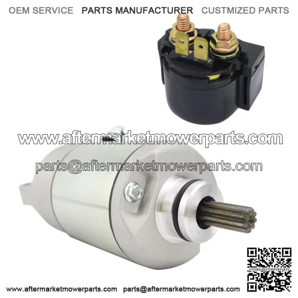 Teryx 750 Starter Motor with Relay for Kawasaki 4x4 KRF750 2008-2013 18719 For: More than one vehicle