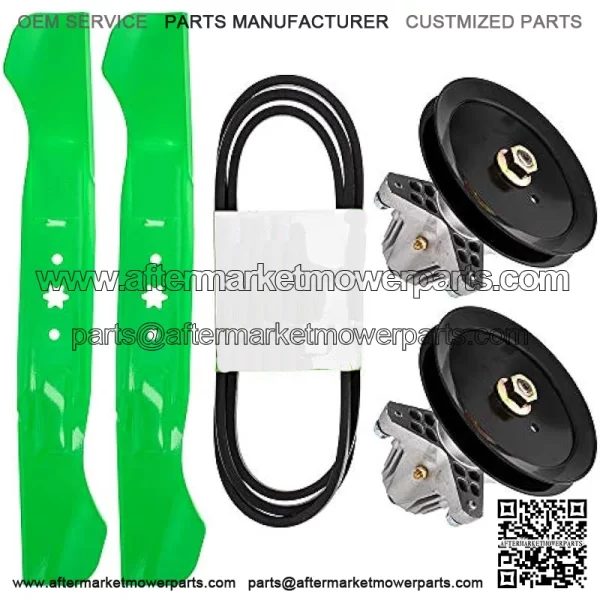 Deck Rebuild Kit for MTD Cub Cadet Craftsman Troy Bilt 46 inch LTX1045 LTX1046KW LT2000 TB2246 Blade Spindle Belt