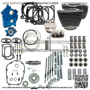 107" to 124" Water Cooled Power Package Gear Drive Chrome Harley Touring M8 (For: Harley-Davidson)