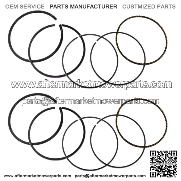 2 Sets of  Standard Bore Piston Rings fits Kawasaki 650 ATV's 80mm