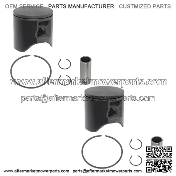 2  Standard Bore T-Moly Piston Kits for Polaris 850 Sleds Most 2019-2022 85mm