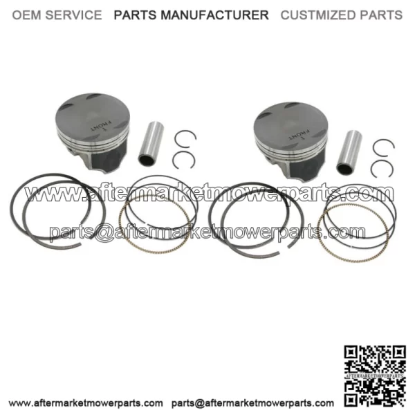 2  .020 Over Bore Piston Kits for Kawasaki KFX700 & Prairie 700 82.5mm