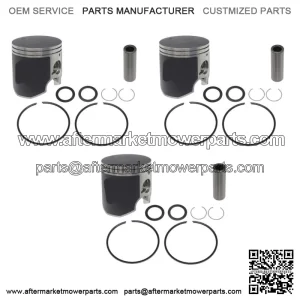 3  Piston Kits for Yamaha Many 1999-2005 1200 PWC STD Bore 80mm