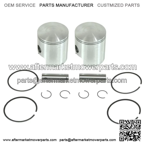 2  .020 Over Bore Piston Kits for Yamaha EX440 Exciter GP433 GP440 68.50mm