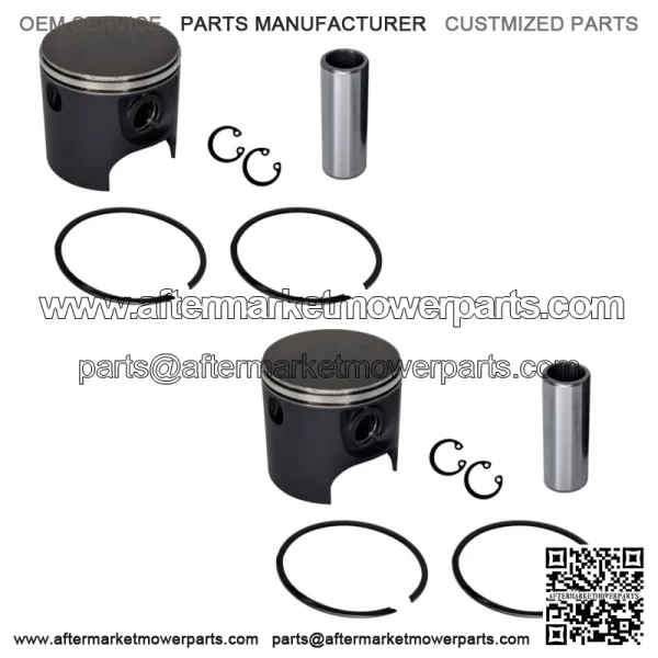 2  .020 Over Bore Piston Kits for Sea-Doo 580 1990-1996 76.5mm