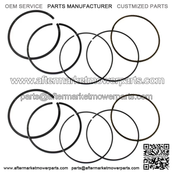 2 Sets  .020 Over Bore Piston Rings for Kawasaki KFX700 Prairie 700 82.5mm