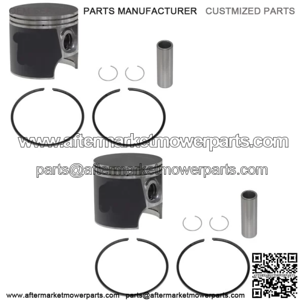 2  Piston Kits for Sea-Doo Many 1998-2002 951 non-DI .020 Over Bore 88.5mm