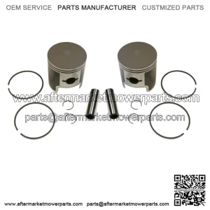 2  Standard Bore Piston Kits for Arctic Cat 500 Snow fits Many 1976-1988 70mm