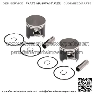 2  Piston Kits 2006 fits Polaris 600 HO Fusion Standard Bore 77.25mm