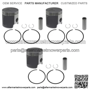 3  Piston Kits fits Polaris 1993-1995 750 SL & SLT Standard Bore 69.75mm