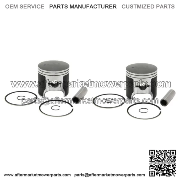 2  Standard Bore Piston Kits for Arctic Cat 700 Snow fits 1991-2000 81mm