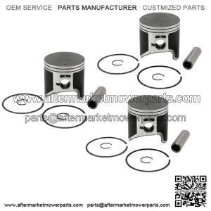 3 Piston Kits for Polaris INDY STORM 800 Standard 72mm 1994 1995 1996 1997 1998