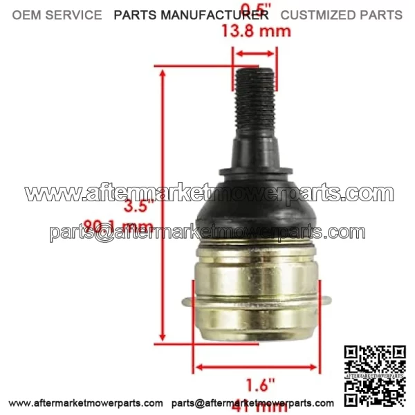 2 Front Suspension Knuckle Upper Ball Joint Compatible With John Deere Xuv Gator 855D Diesel - Image 2